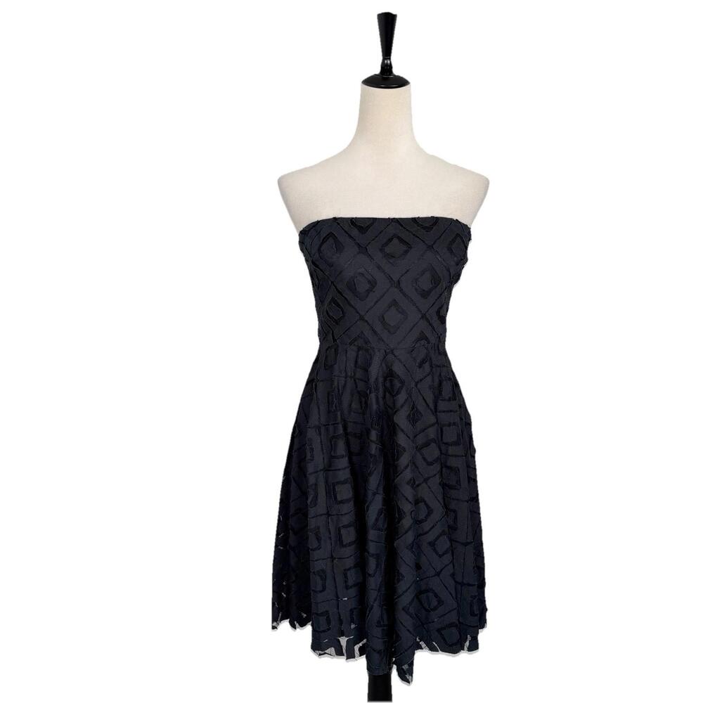 Lyndia Procanik Y2K Black Cutout Embellished Print Cocktail Dress Whimsigoth 6